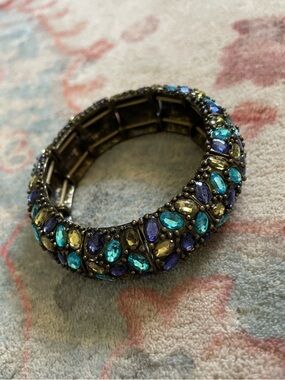 Elegant Multicolor Gemstone Bracelet